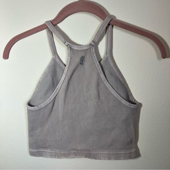 Free People FP Movement Happiness Runs Crop Long Stone Eagle Tan M/L - Picture 6 of 9